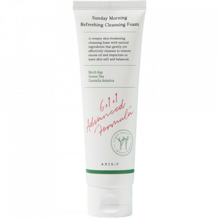 AXIS-Y Sunday Morning Refreshing Cleansing Foam - Gel de curatare spumant cu extracte naturale 120ml
