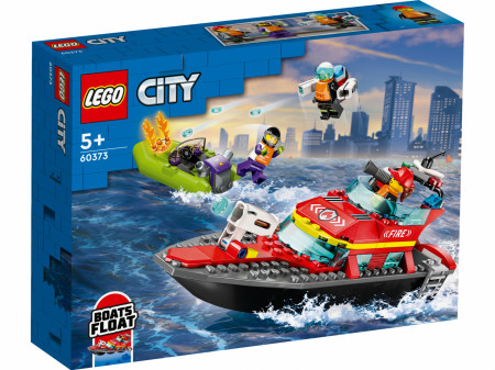 BARCA SALVARE A POMPIERILOR, LEGO 60373