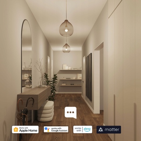 Bec inteligent Philips Hue A60 E27 8W alb, 60x111x111mm, set 1 bucata - Img 2