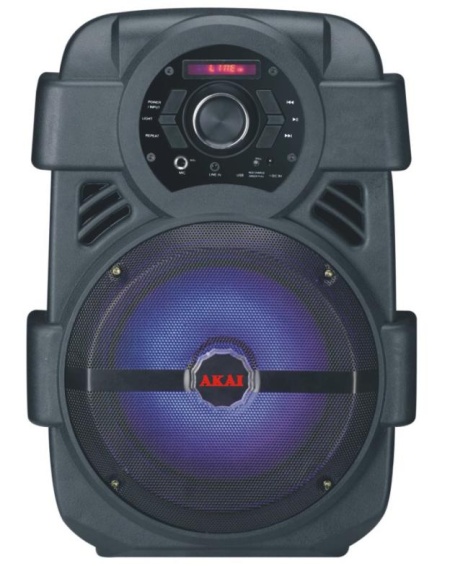 Boxa portabila AKAI ABTS-808L, Bluetooth, Negru - Img 3