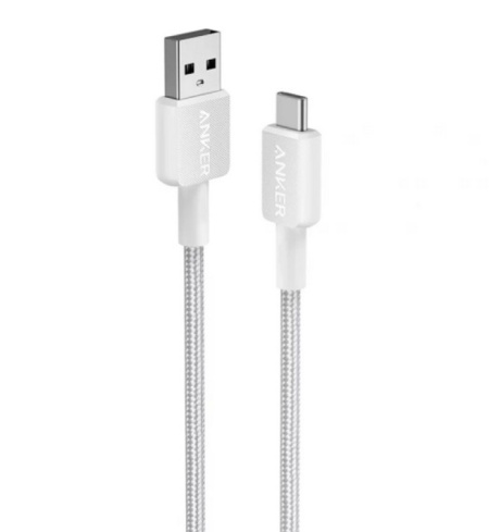 Cablu alimentare si date Anker 0.9m, alb - Img 2