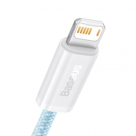 Cablu Baseus Dynamic USB la Lightning, 2,4 A, 2 m (albastru) - Img 4