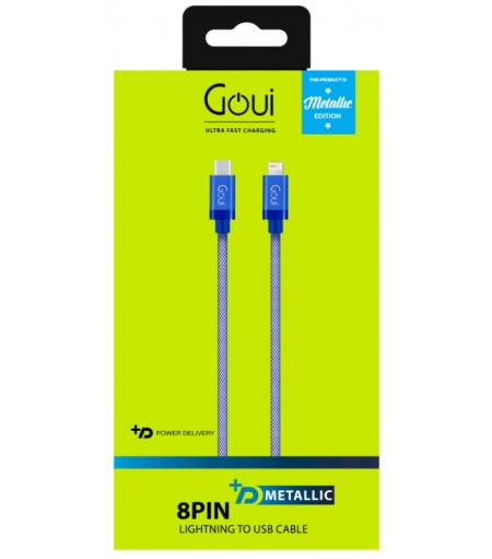 Cablu Date USB-C - Lightning Metallic 1m - Img 2