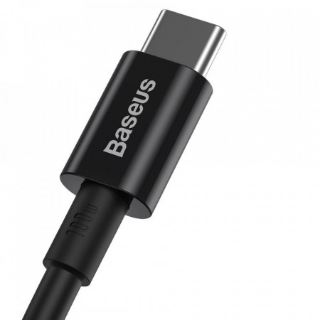 Cablu de date Baseus Superior USB Type C - USB Type C Quick Charge / Power Delivery / FCP 100W 5A 20V 2m black - Img 6