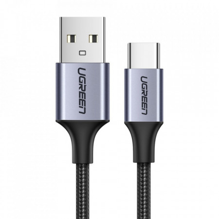 Cablu de date UGREEN USB la USB Type-C 3A - 0.5m gri