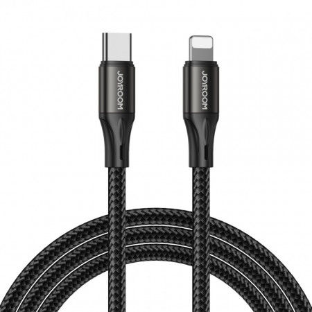 Cablu de incarcare rapida / date Joyroom USB tip C - Lightning PD 20W 1m negru (S-1024N1-PD)