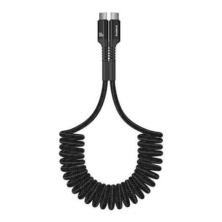 Cablu de incarcare rapida USB-C la USB-C Baseus Fish-Eye 100W, 1m (negru) - Img 5