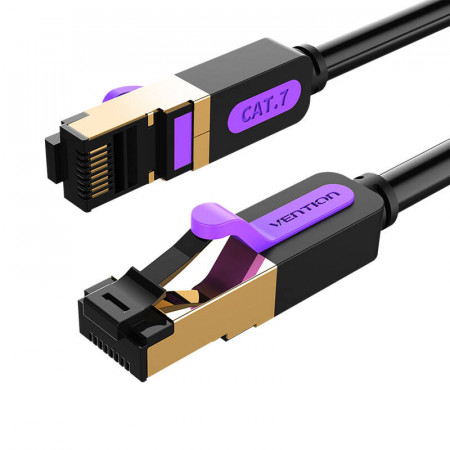 Cablu de retea SFTP Vention ICDBF categoria 7 1m negru