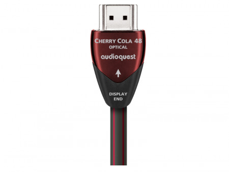 Cablu HDMI 48gbs, 8K-10K AudioQuest Cherry Cola 48 Hybrid Active Optical Cable (HAOC) 10m