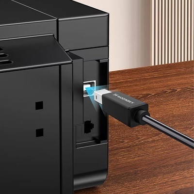 Cablu Imprimanta WZK WKDDY2S, USB-C - USB-B, 2m, Negru - Img 5