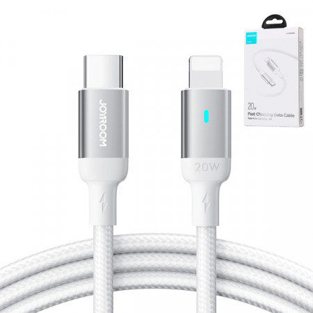Cablu Joyroom USB C - Lightning 20W Seria A10 1,2 m alb (S-CL020A10) - Img 4