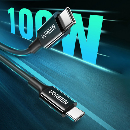 Cablu Ugreen USB Type C (male) la Type C (male) cable 1m black (US300) - Img 8