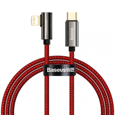 Cablu USB-C la Lightning Baseus Legend Series, PD, 20W, 2m (red)