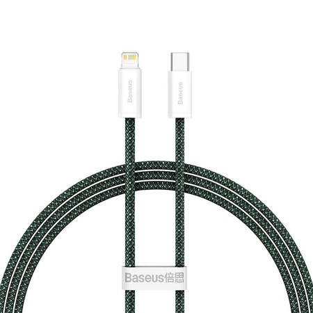 Cablu USB-C pentru seria Lightning Baseus Dynamic 2, 20W, 1m (verde)