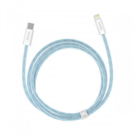 Cablu USB-C pentru seria Lightning Baseus Dynamic, 20W, 1m (albastru) - Img 3