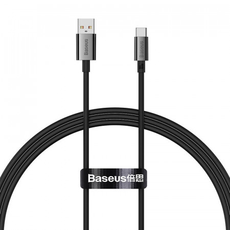 Cablu USB la USB-C Baseus Superior100W 1m (negru) - Img 2
