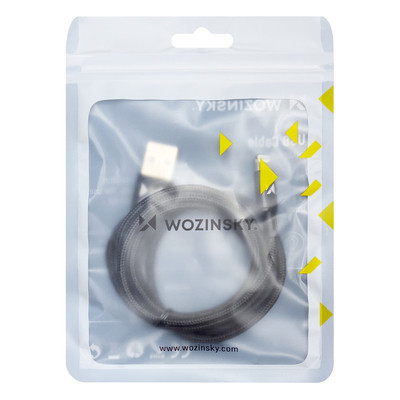 Cablu Wozinsky USB - Lightning 2,4A 2m negru (WUC-L2B) - Img 4