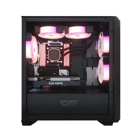 Carcasa computer Darkflash DLM23 LED, neagra - Img 6