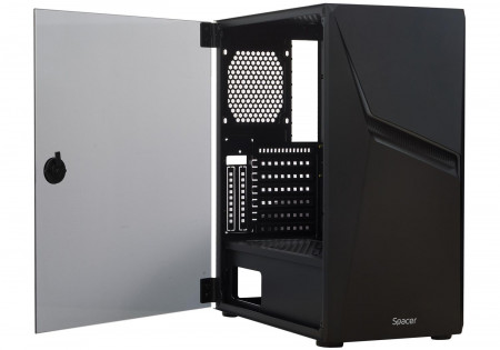 Carcasa Spacer Gaming THUNDER, Mid-Tower, fara sursa, ATX, Black - Img 6
