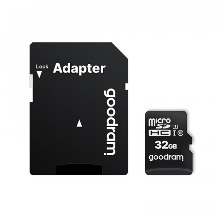 Card de memorie Goodram Microcard 32 GB micro SD HC UHS-I clasa 10 + adaptor SD (M1AA-0160R12) - Img 4