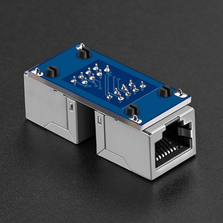 Conector cablu de retea Ugreen Ethernet RJ45 10 Gbps negru (NW114 20390) - Img 3