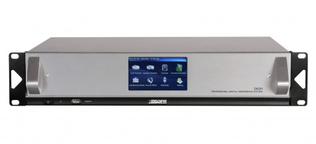 Controller Inteligent de Audioconferinta DSPPA D6201, cu ecran touch de 4.3", max.4096 microfoane, DSP, TCP/IP