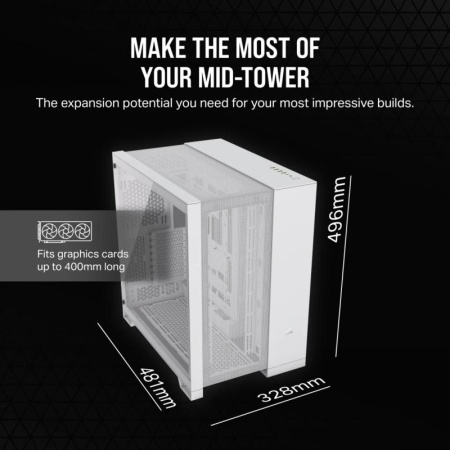 CR Case 6500D Mid Tower White - Img 14