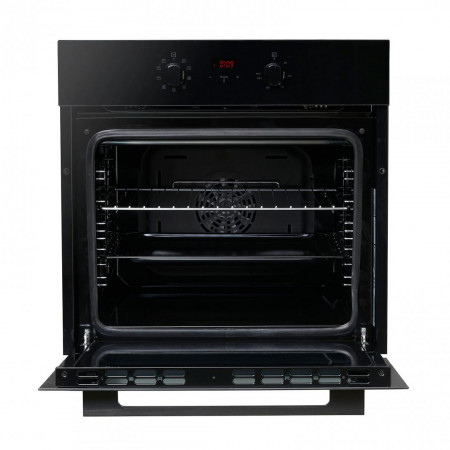 Cuptor incorporabil Heinner HBO-V659GCDRC-GBK, 69 l, 9 functii, Multifunctional,Grill, Ventilatie, Timer, Display touch, Perete catalitic, Clasa A, Sticla neagra - Img 2
