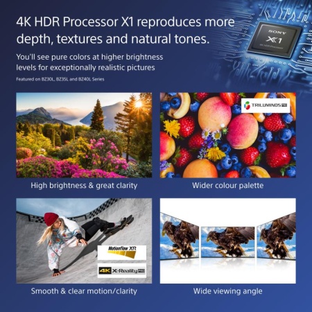 Display profesional 65&quot; Sony Bravia, FW-65BZ40L, 700cd, 24/7, Landscape/Portrait, Apple AirPlay/Chromecast încorporat - Img 6
