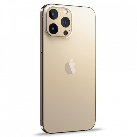 Folie protectie camera SPIGEN OPTIK.TR CAMERA PROTECTOR 2-PACK IPHONE 13 PRO / 13 PRO MAX GOLD - Img 8