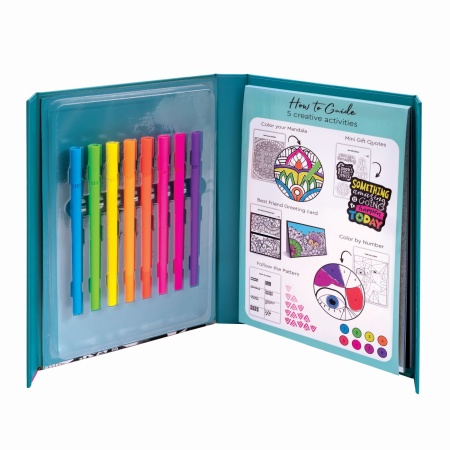HAPPI HOBBI JURNAL ARTISTIC CU MARKERE NEON - Img 2