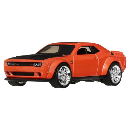 HOT WHEELS MASINUTA METALICA CU SISTEM PULL BACK DODGE CHALLENGER R/T SCAT PACK FACTORY FRESH SCARA 1 LA 43 - Img 2