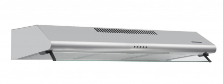 Hota traditionala Heinner HCH-490-SS, 2 motoare, Putere de absorbtie 304.5 m3/h, Lumina LED, 3 trepte de viteza, 90 cm, Inox