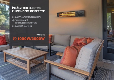 HR Incalzitor electric de perete 1000/20 - Img 5