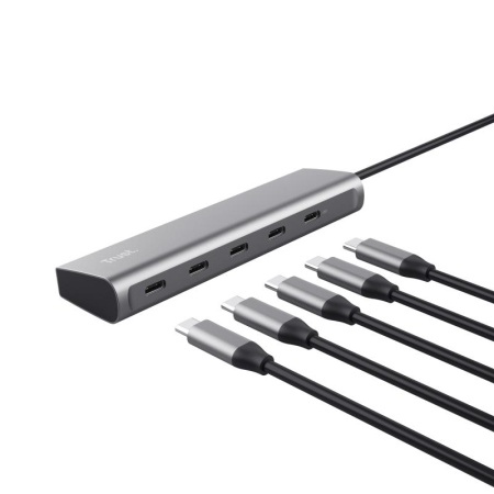 Hub Trust Halyx 5 x USB-C, gri - Img 9