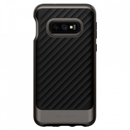 Husa Antisoc Spigen Neo Hybrid pentru Samsung Galaxy S10e (SM-G970), Negru&amp;Gri - Img 1