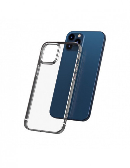 Husa Baseus Shining Case For iPhone 12 Pro Max (2020) Silver - Img 5