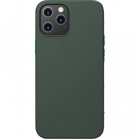 Husa Capac Spate Color Series Verde APPLE Iphone 12, Iphone 12 Pro