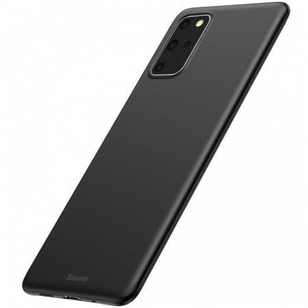 Husa Plastic Baseus Wing Pentru Samsung Galaxy S20 Plus G985 / Samsung Galaxy S20 Plus 5G G986, Slim, Neagra - Img 3