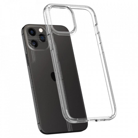 Husa telefon Spigen Ultra Hybrid pentru iPhone 12 Pro / iPhone 12 Crystal Clear - Img 5
