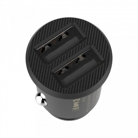 Incarcator auto, Baseus Grain, 2x USB 3.1A, negru - Img 8