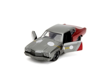 JADA MARVEL SET FIGURINA METALICA THOR SI MASINUTA CHEVY CHEVELLE SS SCARA 1 LA 32 - Img 3
