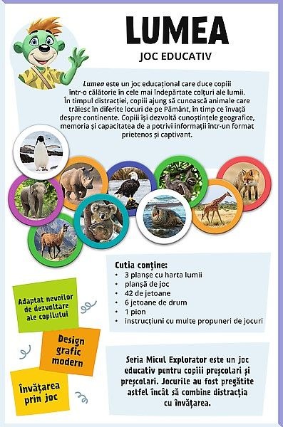 JOC EDUCATIV LUMEA MICUL EXPLORATOR - Img 3
