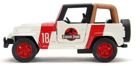 JURASSIC WORLD MASINUTA METALICA JEEP WRANGLER SCARA 1 LA 32 - Img 3