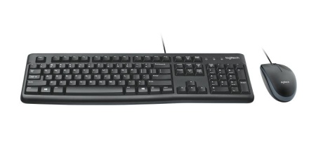 Kit Logitech Wired Desktop MK120, USB 2.0, layout US INTL, Negru - Img 3