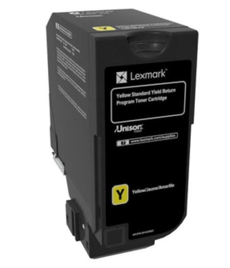 LEXMARK 74C2SY0 YELLOW TONER - Img 3