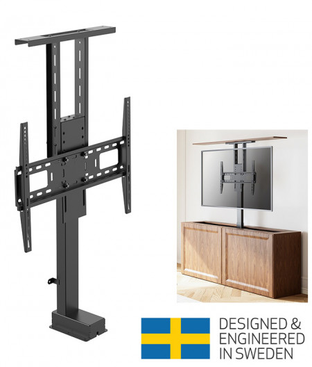 Lift TV motorizat Multibrackets MB-4066, instalabil in mobilier, diagonale intre 37"-80", max.60kg