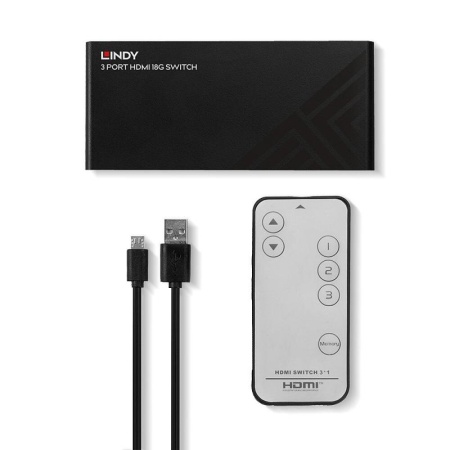 Lindy 3 Port HDMI 18G Switch - Img 9