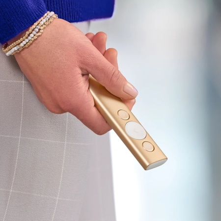 Logitech Spotlight Presentation Remote Bluetooth and USB Gold - Img 2