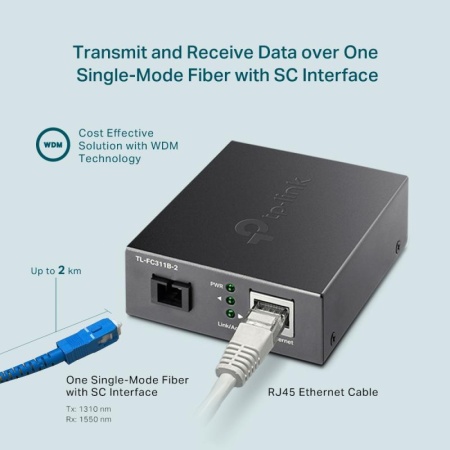 Media convertor TP-LINK Gigabit TL-FC311B-2 - Img 9